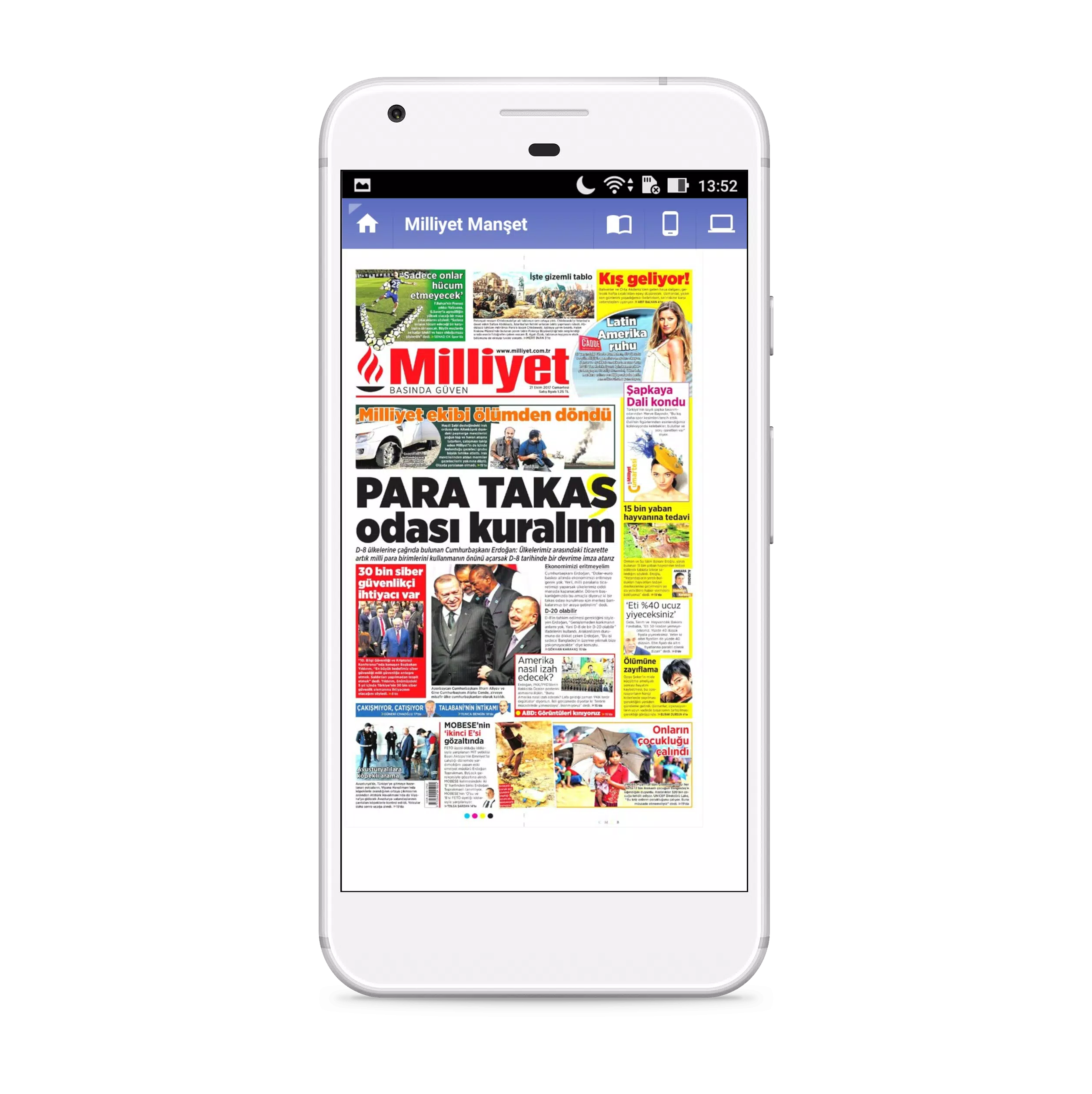 Newspapers Smart Browser Zrzut ekranu 2