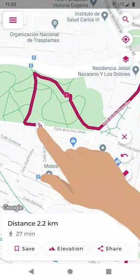 Just Draw It! - Route planner ဖန်သားပြင်ဓာတ်ပုံ 0