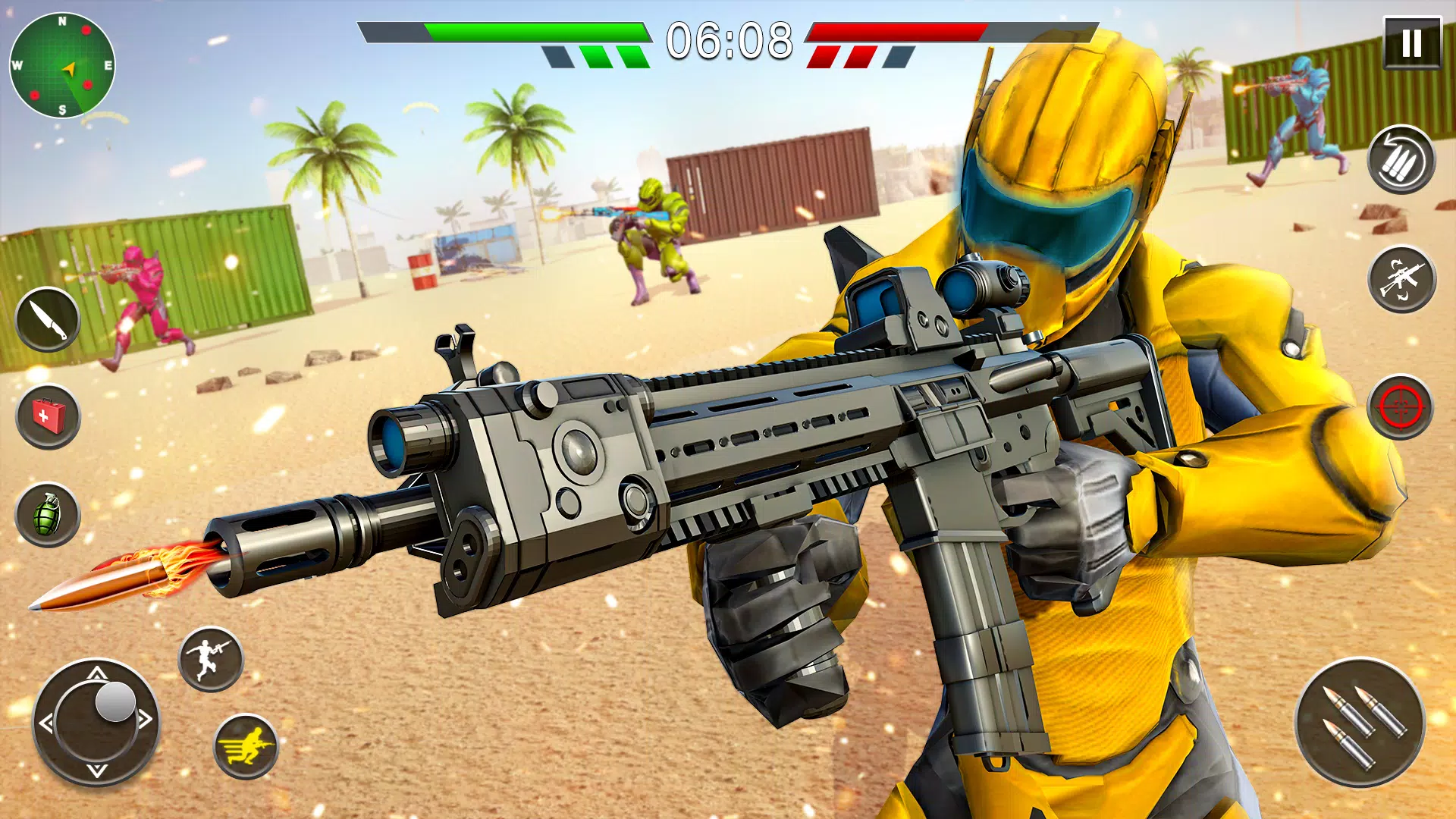 Robot Gun Battle: Offline FPS Screenshot 0