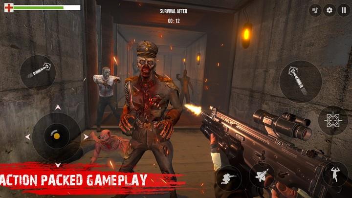 Sniper 3D Zombie: War Shooting Screenshot 1