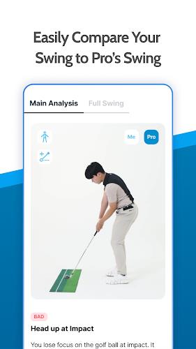 Golf Fix - AI Swing Analyzer स्क्रीनशॉट 2