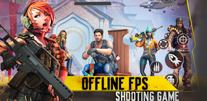 War Games Offline - Gun Games 스크린샷 0