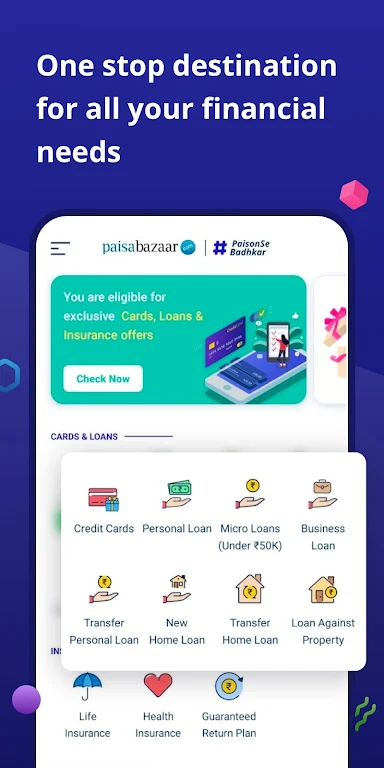CreditScore, CreditCard, Loans ဖန်သားပြင်ဓာတ်ပုံ 0