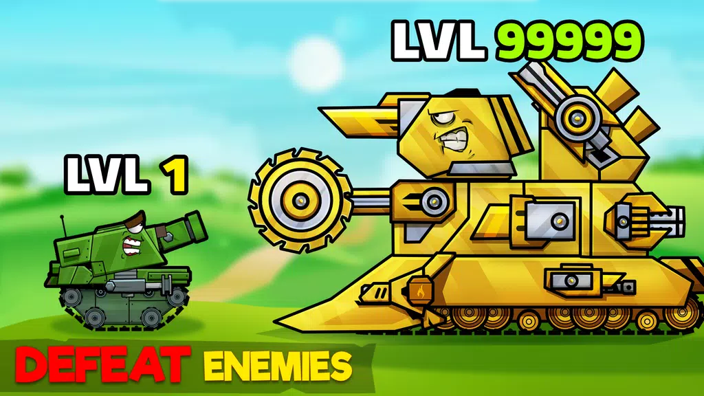 Tanks Arena io: Craft & Combat 螢幕截圖 0