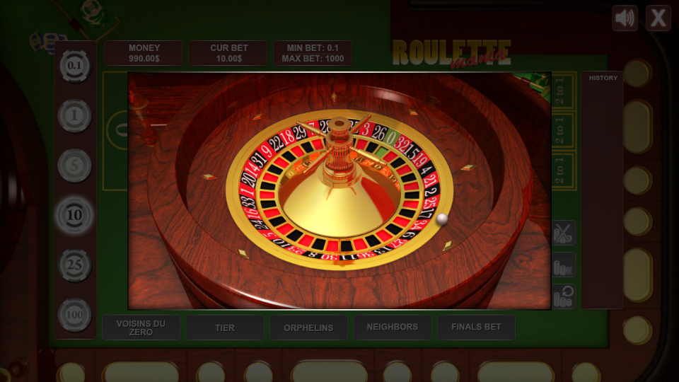Schermata Roulette Mania 2