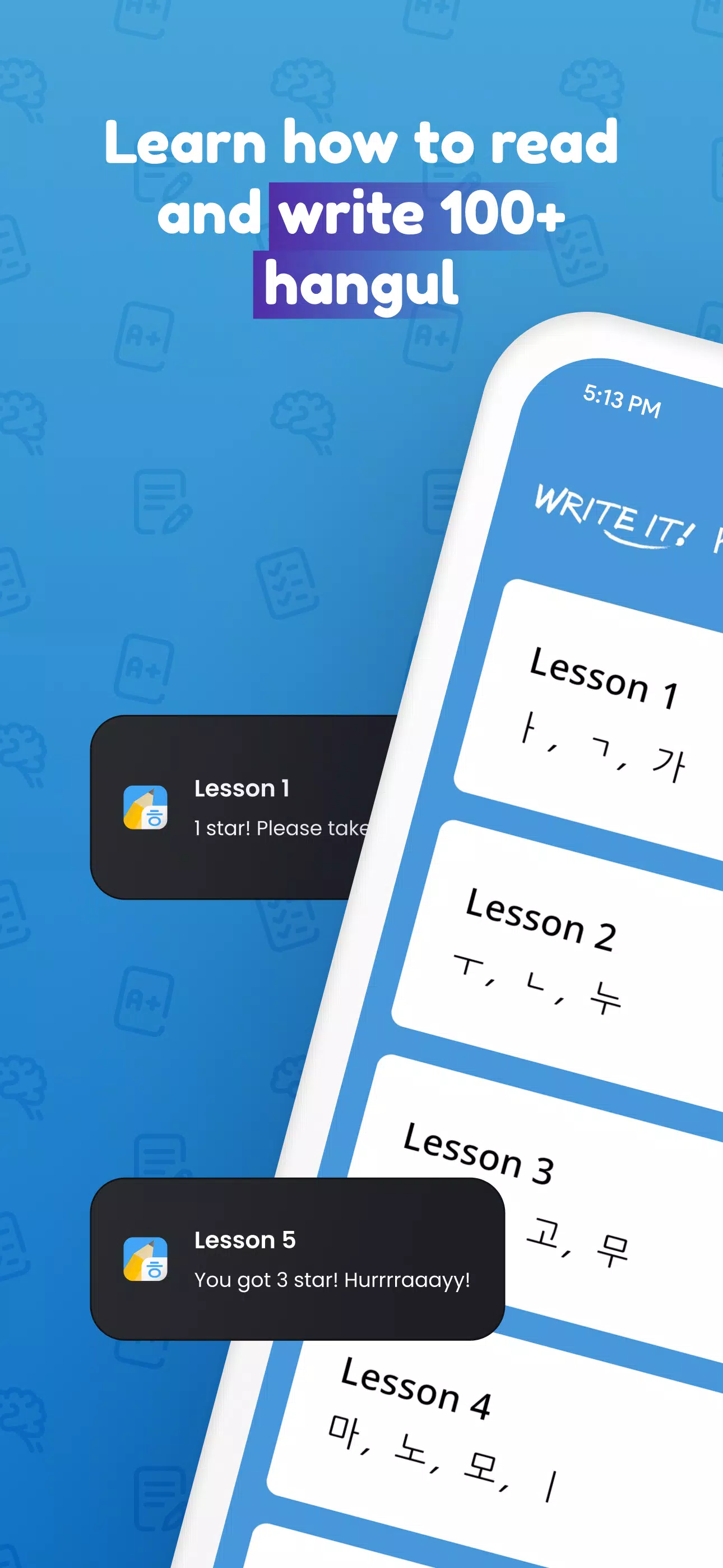 Write It! Korean স্ক্রিনশট 0