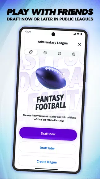 Yahoo Fantasy Football, Sports Tangkapan skrin 1