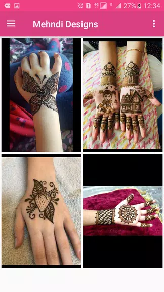 Latest Mehndi Designs Captura de tela 2