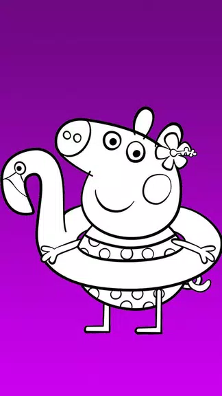 Peppo Piglet Coloring Book Captura de pantalla 0