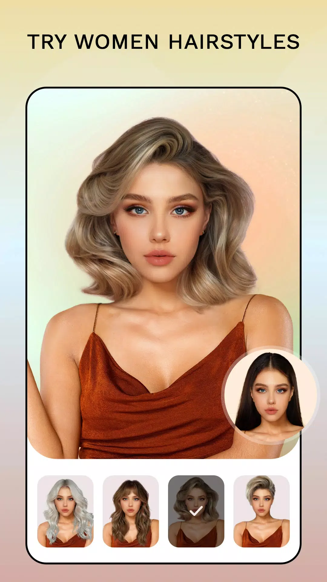 Hair Color Changer: Hairstyles应用截图第1张