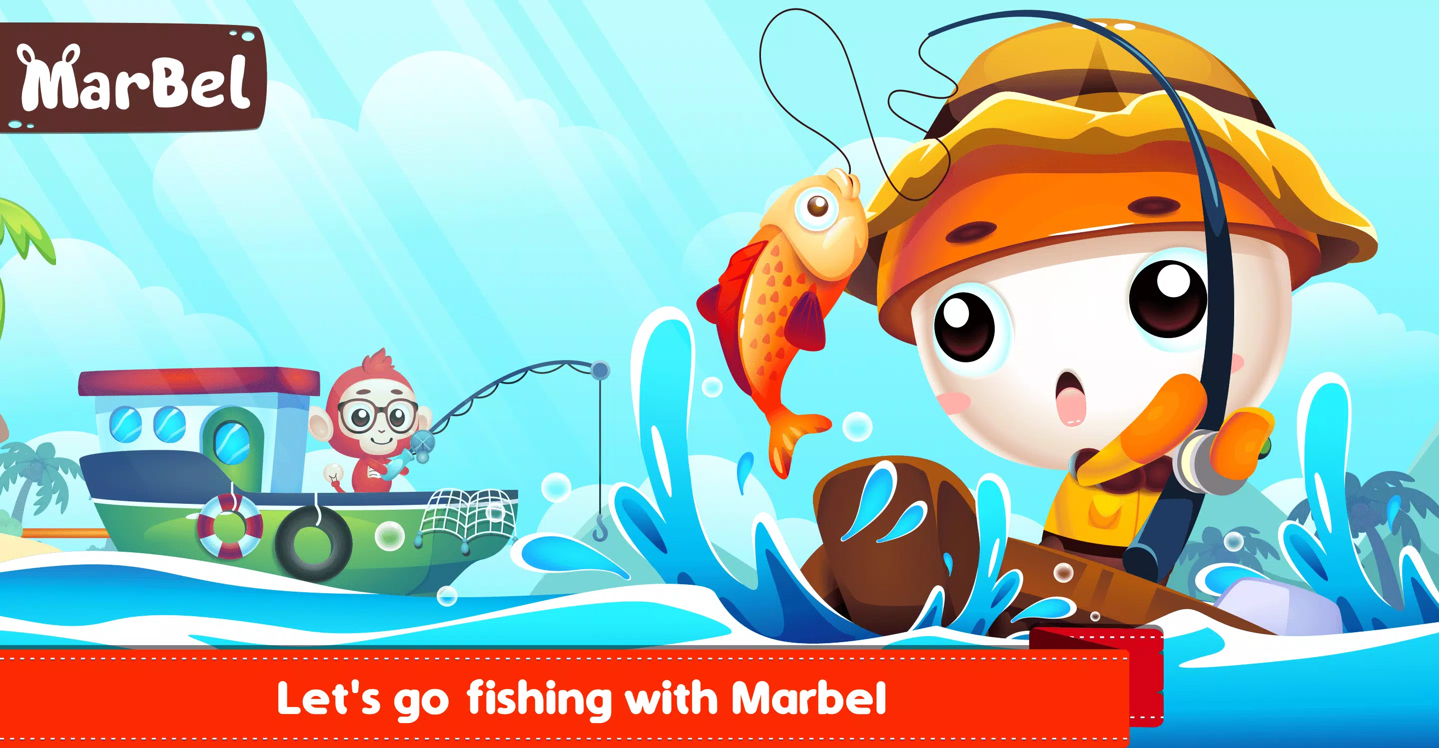 Marbel Fishing - Kids Games 스크린샷 0