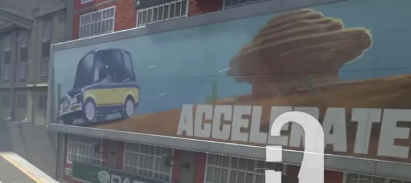 Kereta yang ganjil ini mencetuskan spekulasi. Kredit Imej: Nintendo.