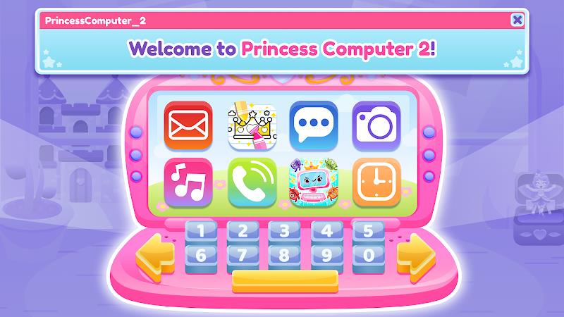 Princess Computer 2 Girl Games 螢幕截圖 0