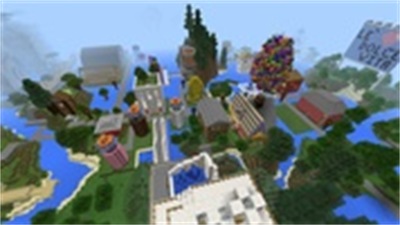 best village MCPE map Tangkapan skrin 2