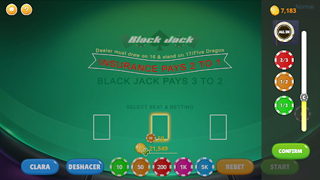 Blackjack - Casino World Zrzut ekranu 1