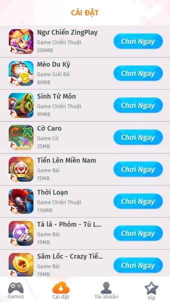 ZingPlay Ảnh chụp màn hình 2