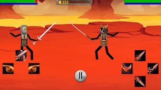 Stickman Sword Duel Schermafbeelding 0