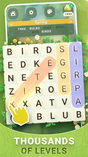 Word Search Nature Schermafbeelding 0