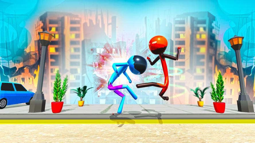 Stickman Ninja Fight: Ropehero Captura de tela 2