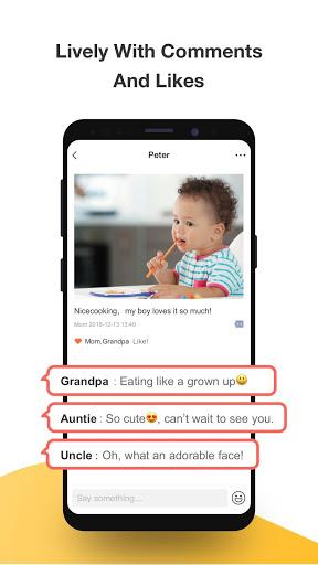 Growing-Baby Photo & Video Sharing, Family Album Captura de pantalla 0