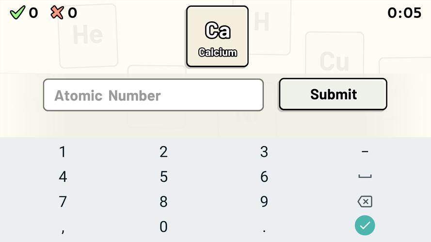 Periodic Table Quiz ဖန်သားပြင်ဓာတ်ပုံ 3