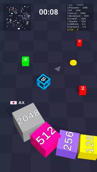 Cube Arena 2048: Merge Numbers Zrzut ekranu 1