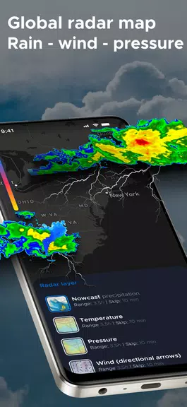Overdrop: Weather today, radar Tangkapan skrin 2
