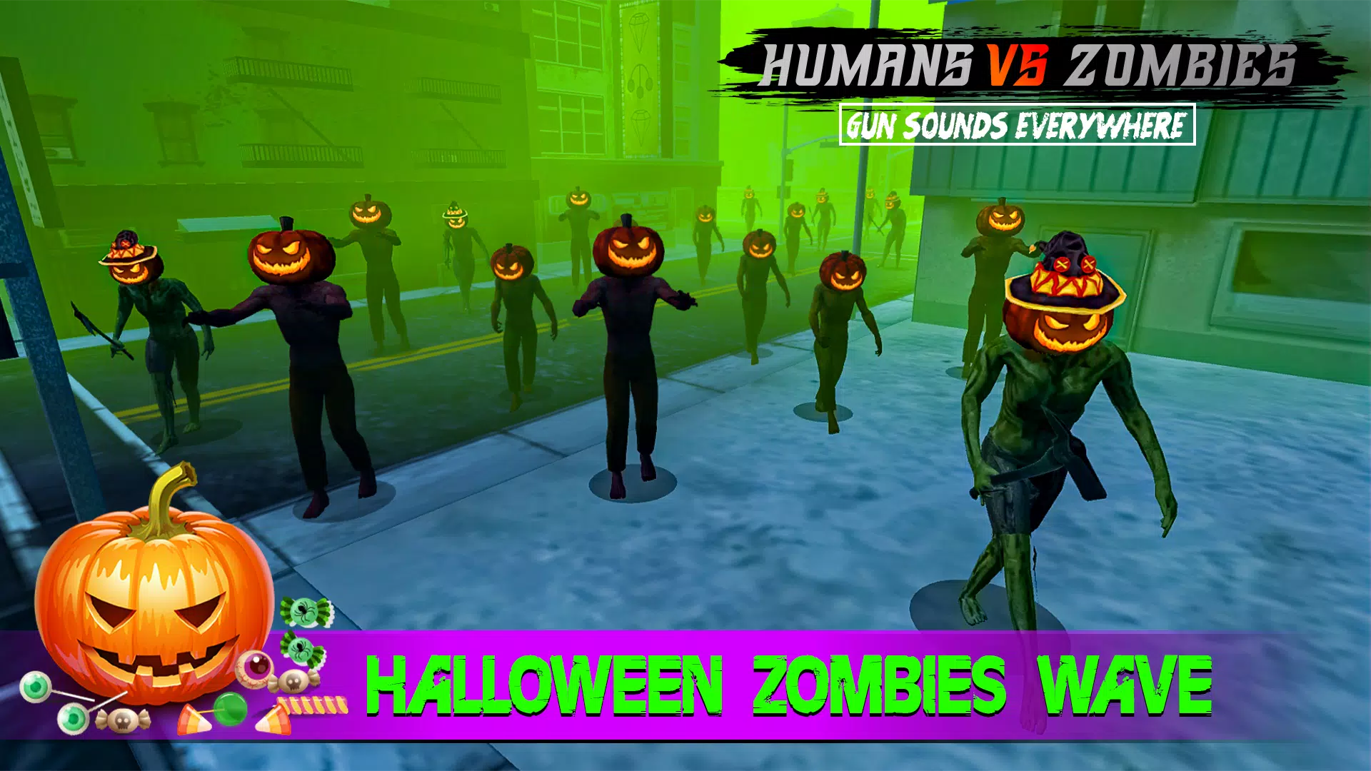Human Vs Zombies Shooting 螢幕截圖 0