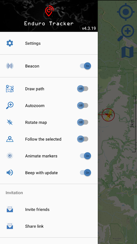 Enduro Tracker - GPS tracker Tangkapan skrin 0