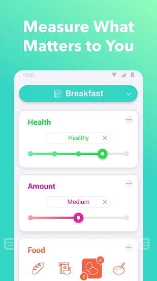 Nutrilio Food Journal Water & Weight Tracking Screenshot 1