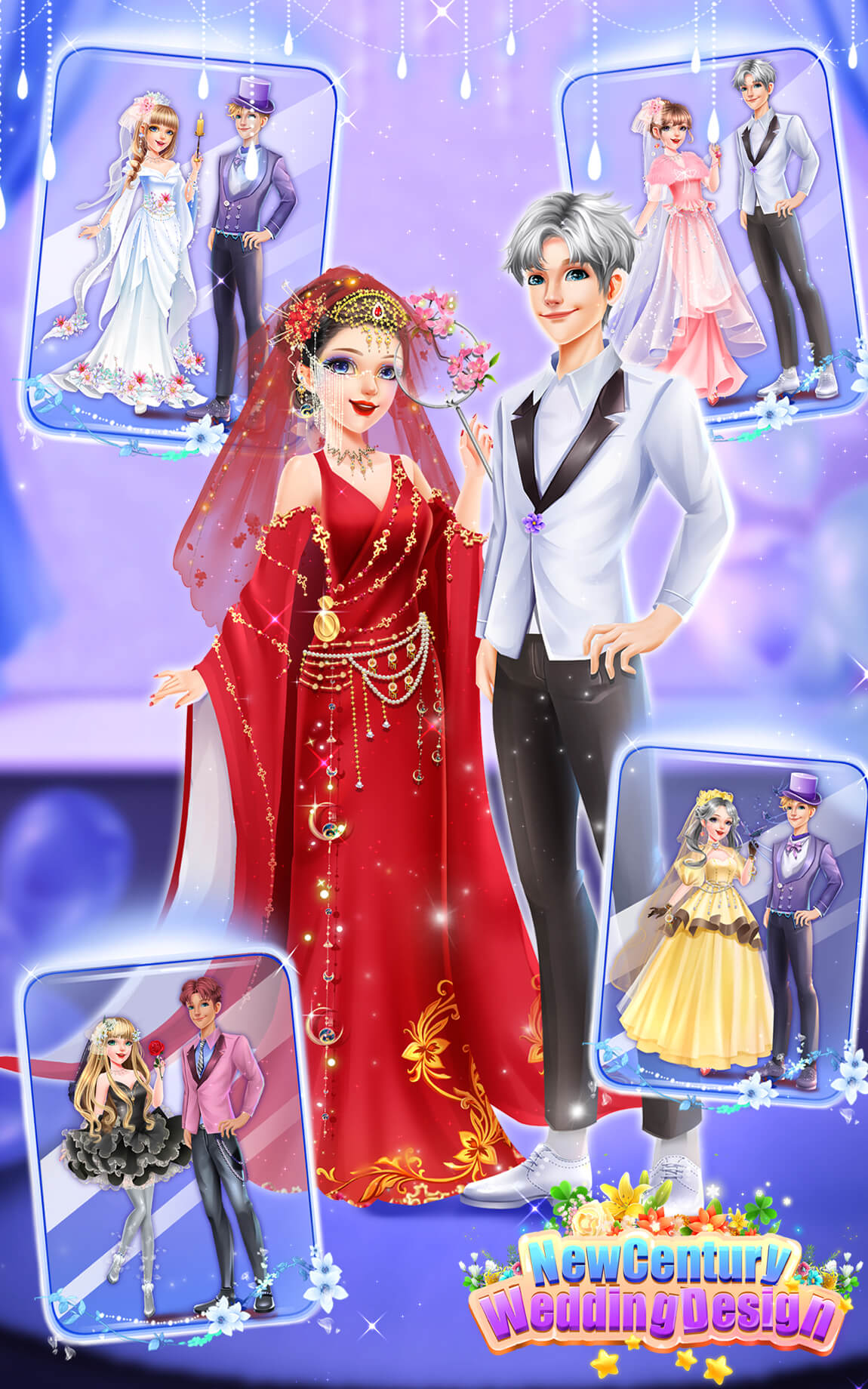 Century Wedding dressup Design Captura de tela 0