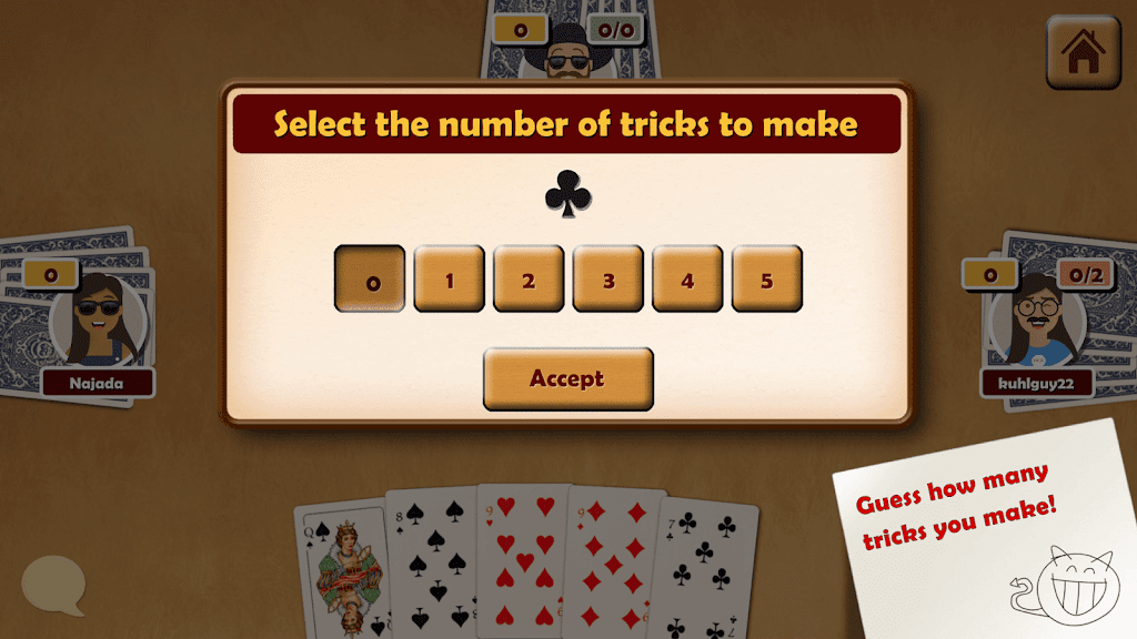 Oh Hell - Online Spades Game Capture d'écran 0