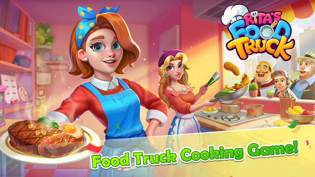 Rita's Food Truck:Cooking Game Mod Tangkapan skrin 0