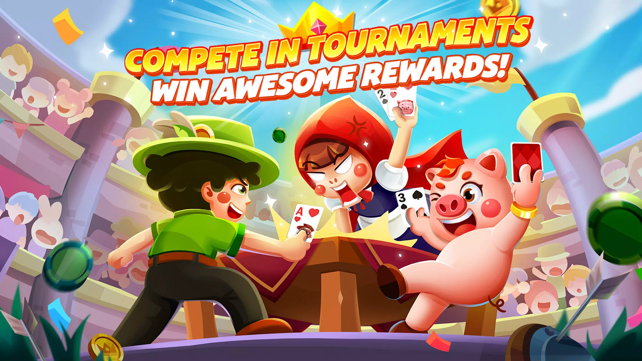 Tiến Lên - 13 - Pig Hunters Zrzut ekranu 3