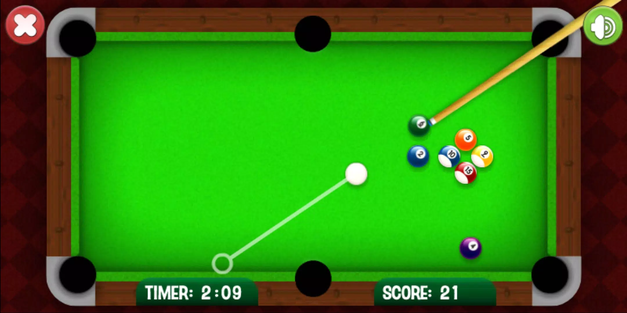 8 Ball Billiards Zrzut ekranu 3