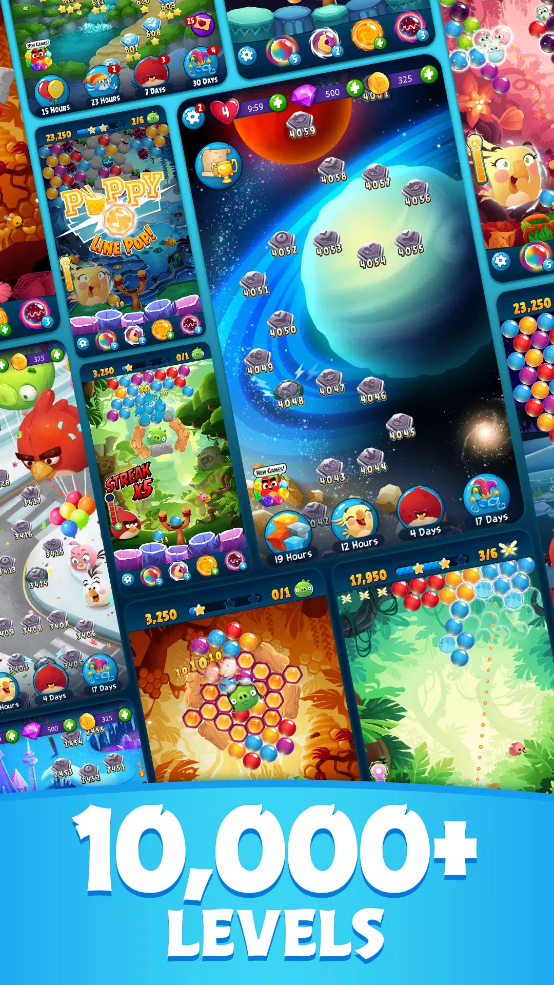 Angry Birds POP Bubble Shooter 螢幕截圖 1