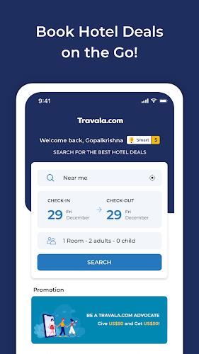 Travala.com: Hotels & Flights ภาพหน้าจอ 0