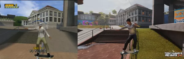 Skater Pro de Tony Hawk 3 + 4 - Avant et après Captures d'écran