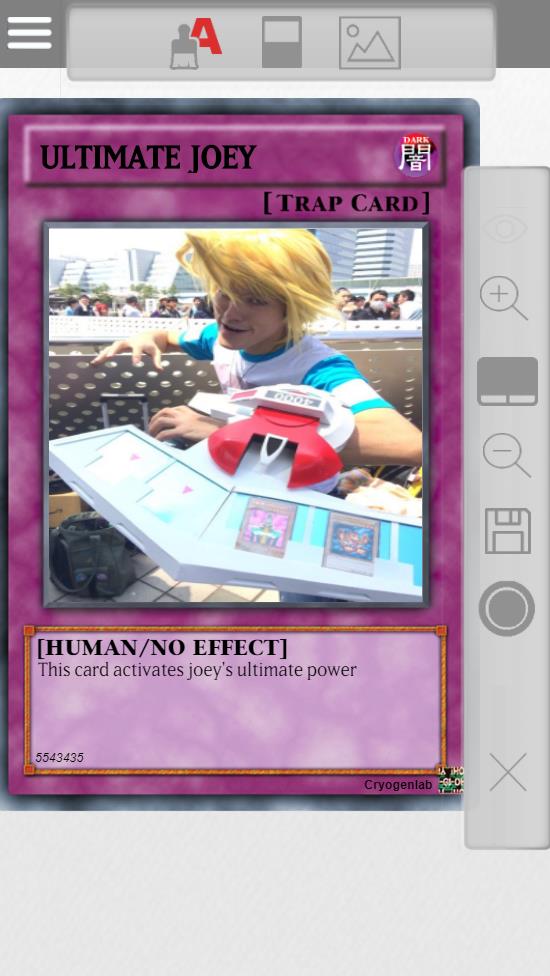 Schermata Yugioh Card Maker 1