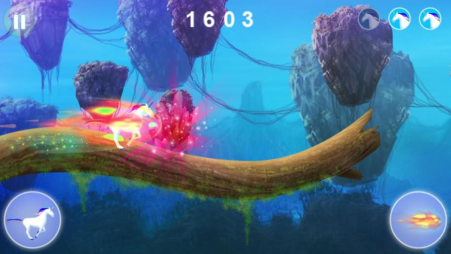 Unicorn dash : Magical Sky 스크린샷 2