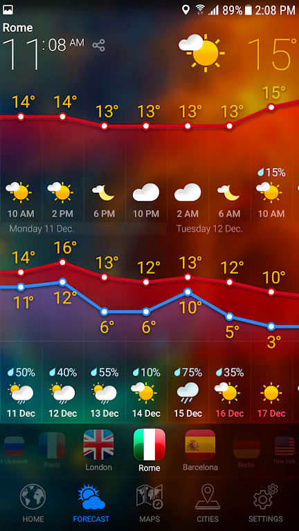 WEATHER NOW Mod স্ক্রিনশট 1