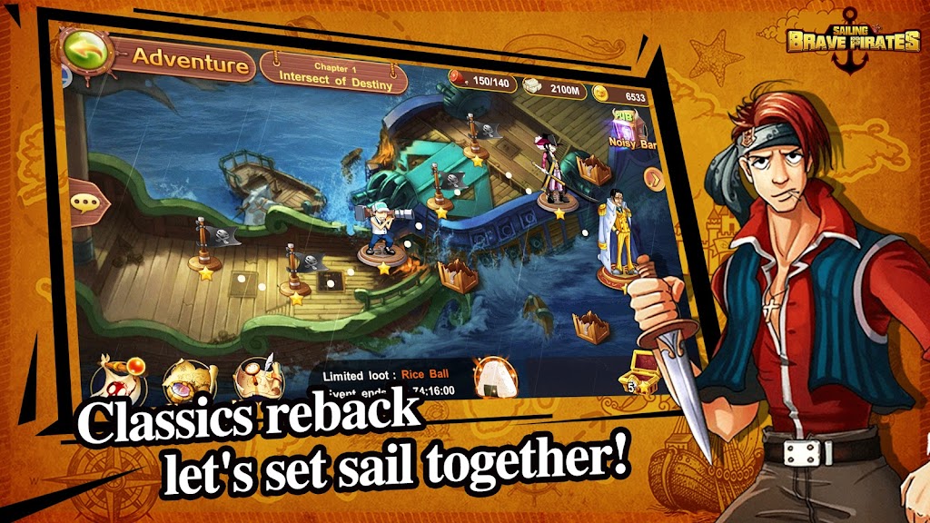 Brave Pirates: Sailing 螢幕截圖 3