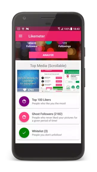 Likes & Ghost Followers for Instagram应用截图第1张