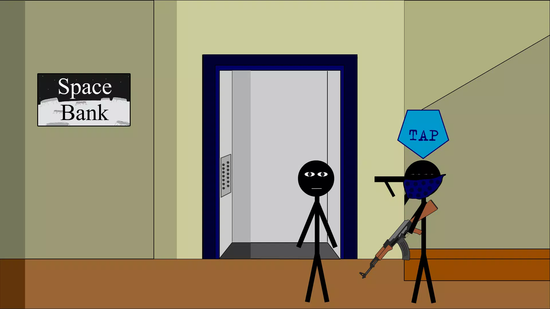 Stickman Escape Lift ภาพหน้าจอ 1