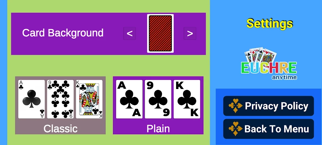 Euchre anytime Capture d'écran 1