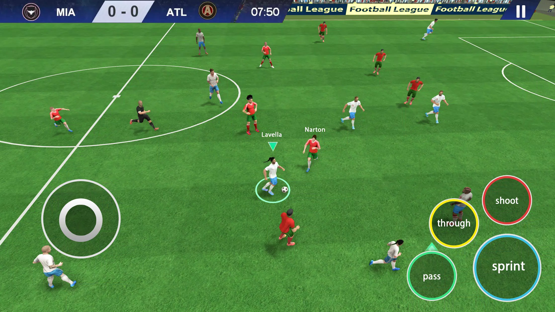 Ultimate Soccer League Star 螢幕截圖 1