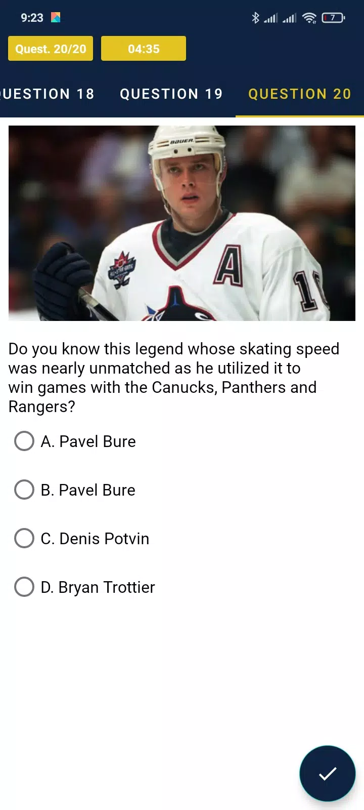 Trivia Game For NHL Addict! Schermafbeelding 2