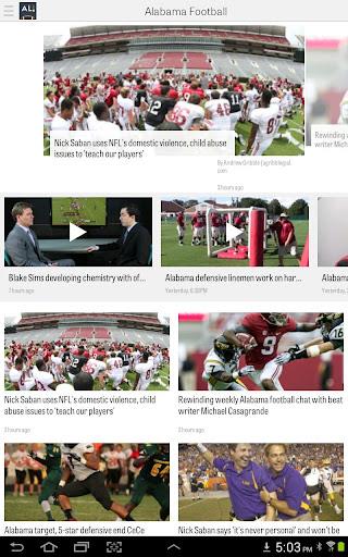 Schermata AL.com: Alabama Football News 3