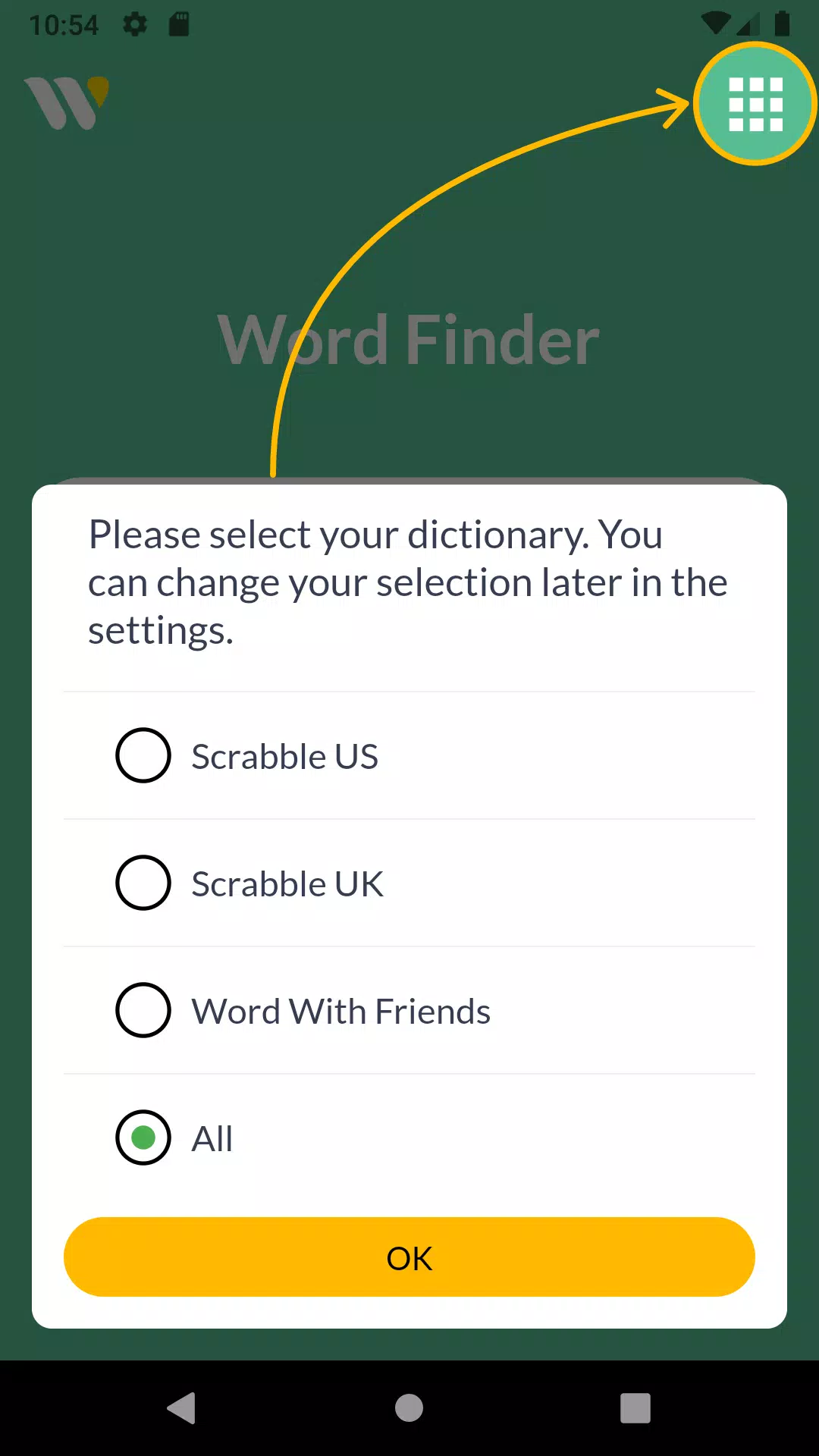 Wordfinder by WordTips Schermafbeelding 0