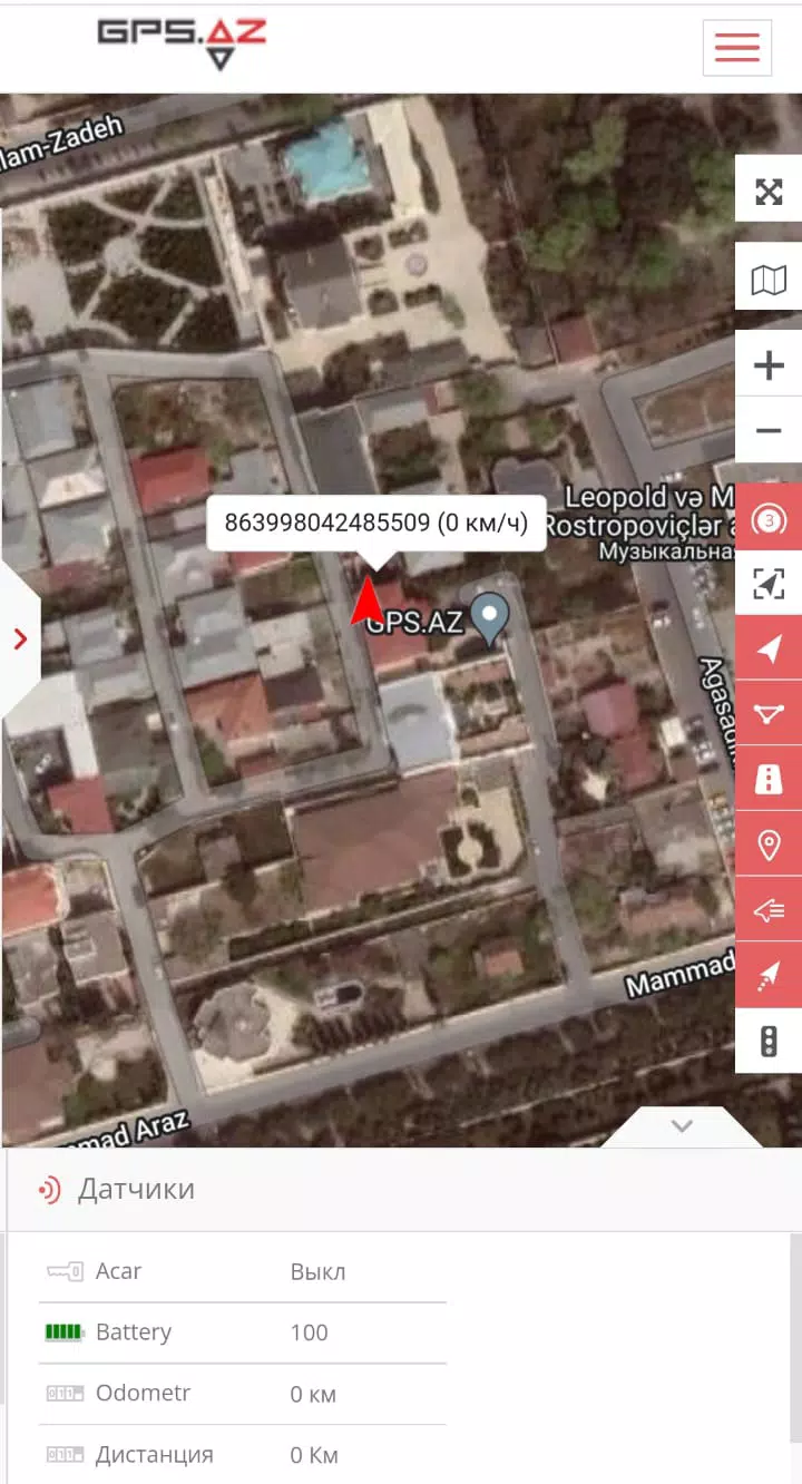 GEO.GPS.AZ Zrzut ekranu 1